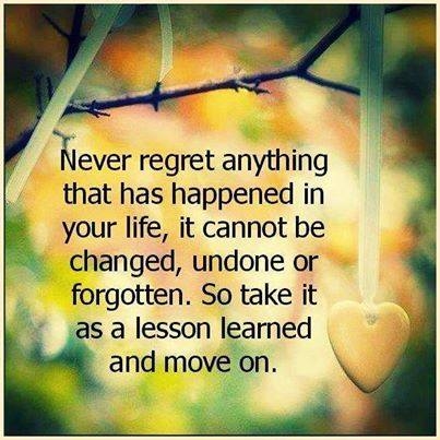 never regret anything