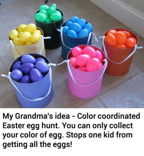 Color coordinated eggs Color coordinated eggs