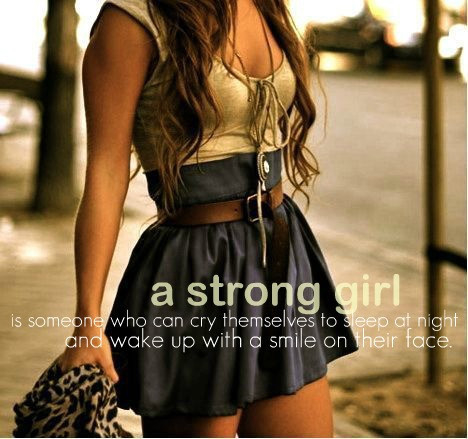 A strong girl