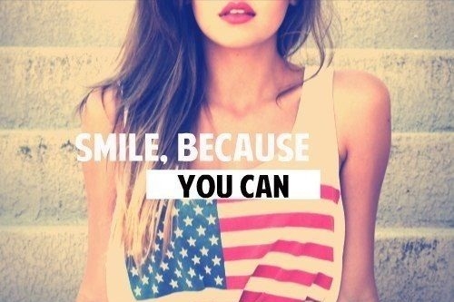Smile because you can Smile because you can
