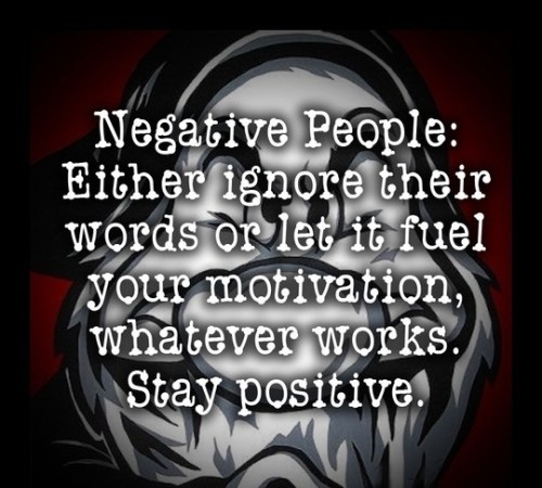 Negative people Negative people