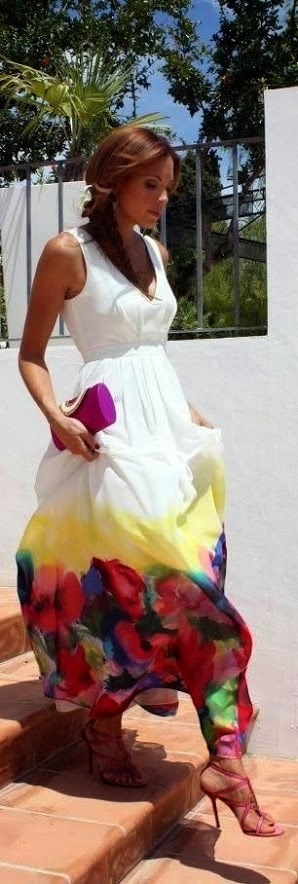 Colorful Summer Dress Colorful Summer Dress