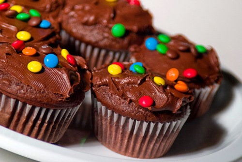 Candy cupcakes