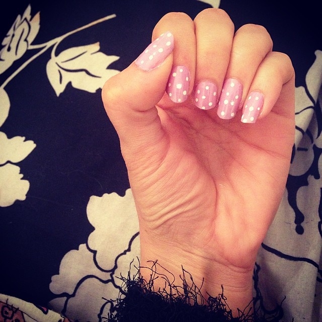 Pastel polka dot nails Pastel polka dot nails