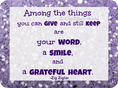 a grateful heart a grateful heart