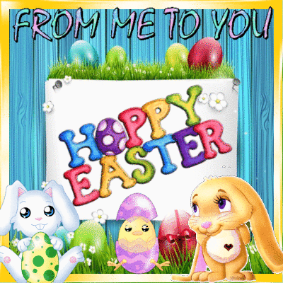 From me to you, happy easter