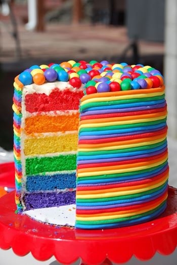 rainbow cake