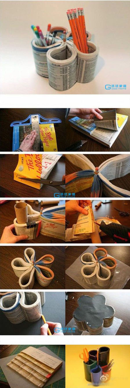Neat DIY Pen Container Neat DIY Pen Container