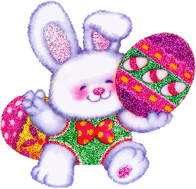 Colorful Easter Bunny