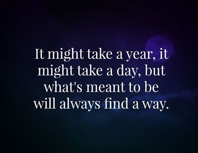 whats meant to be