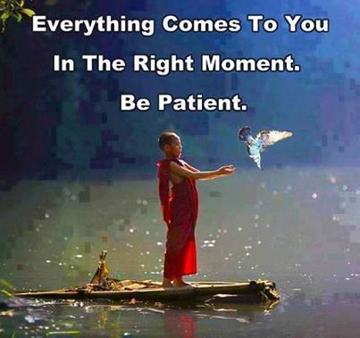 everyone comes to you in the right moment