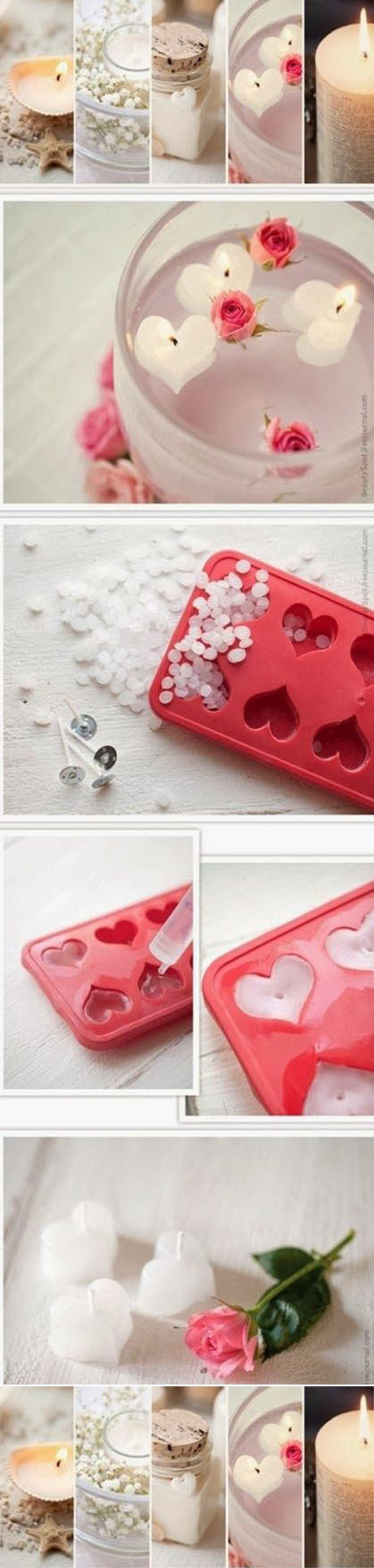 DIY Heart Shaped Candle DIY Heart Shaped Candle