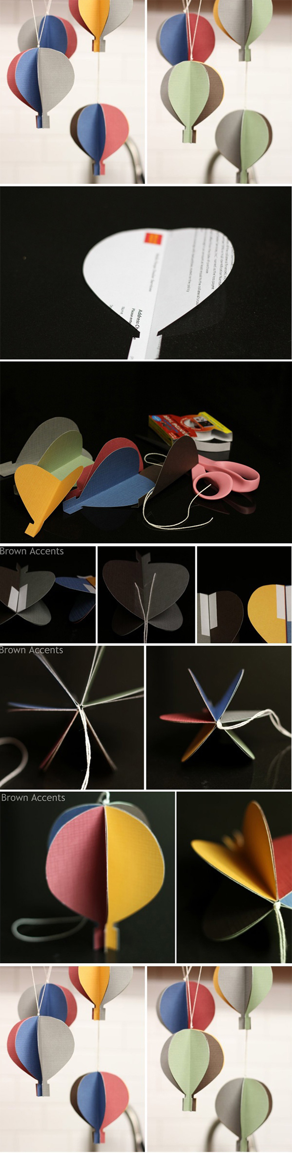 Paper balloon crafts