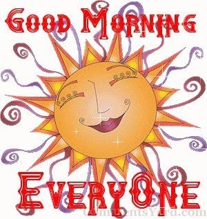 good morning everyone