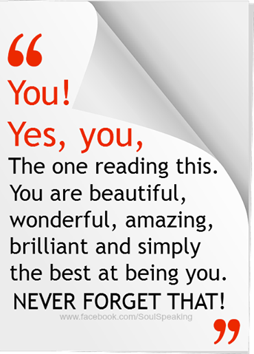 you are beautiful