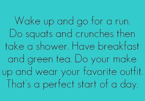 perfect start of the day perfect start of the day