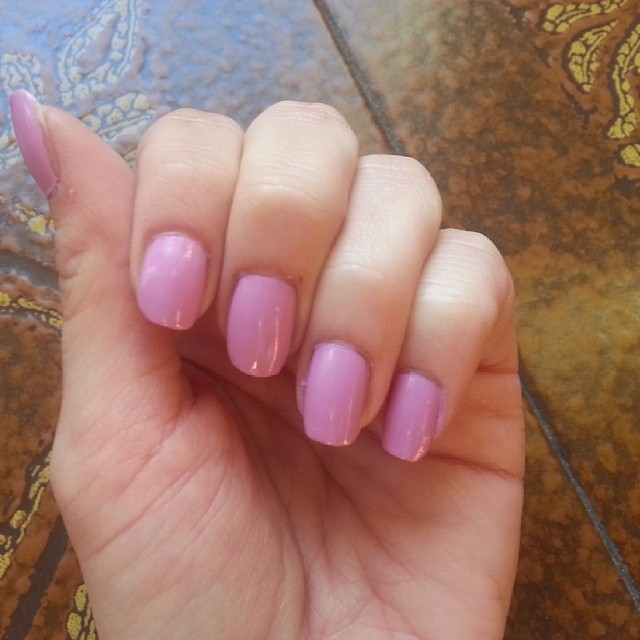 Pink nails