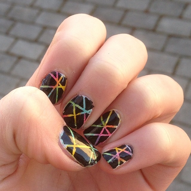 Striping tape nails