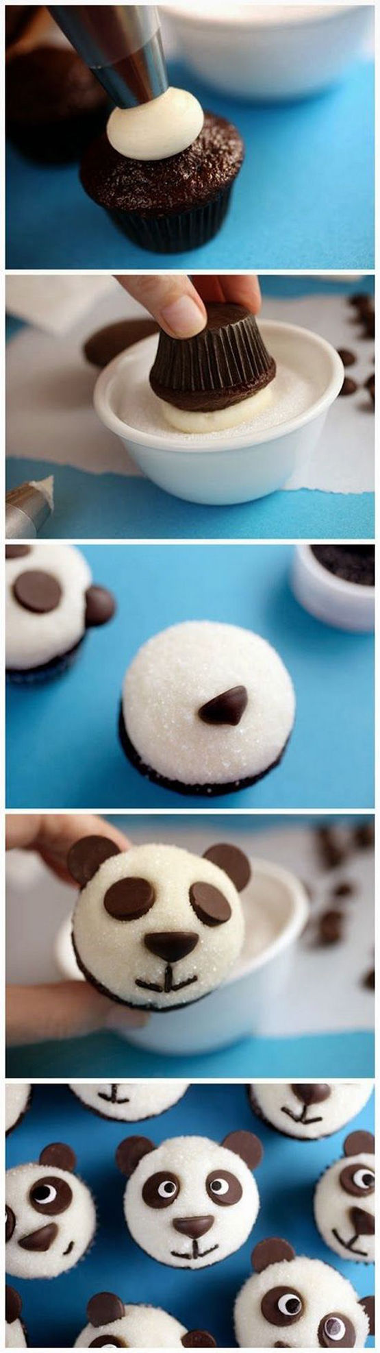Panda cupcakes Panda cupcakes