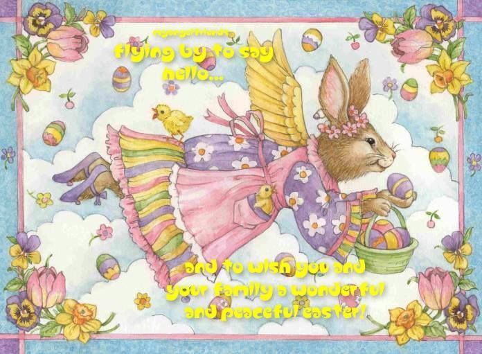 Flying by to say Hello & Happy Easter Flying by to say Hello & Happy Easter