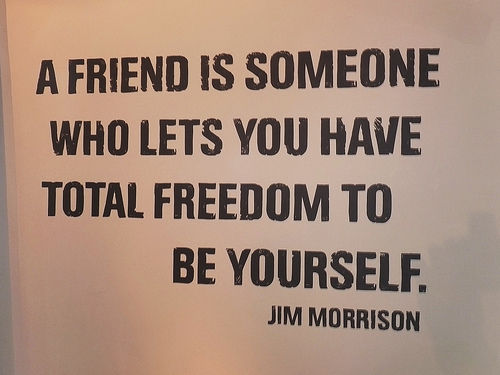 a friend