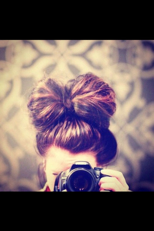 Bow hair style Bow hair style