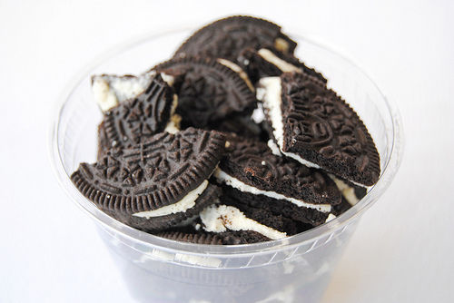 Crushed oreos