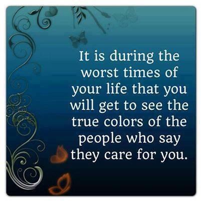 It is during the worst time It is during the worst time