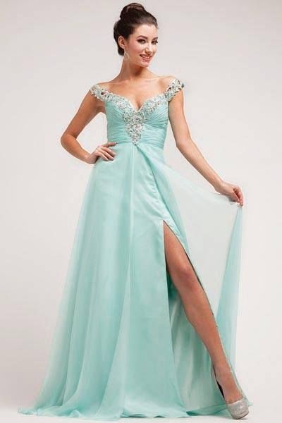 Teal Sweetheart Gown