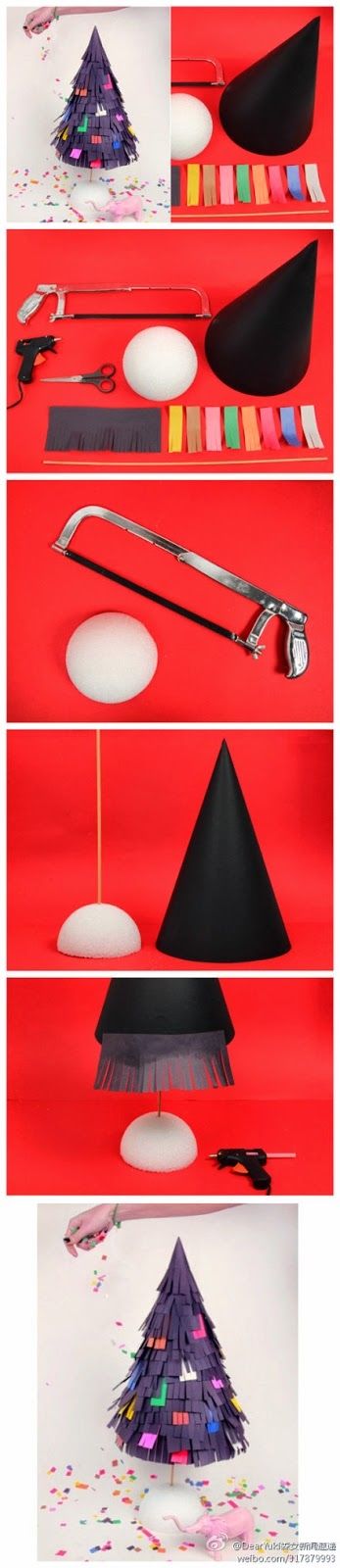 DIY Paper Strips Tree DIY Paper Strips Tree
