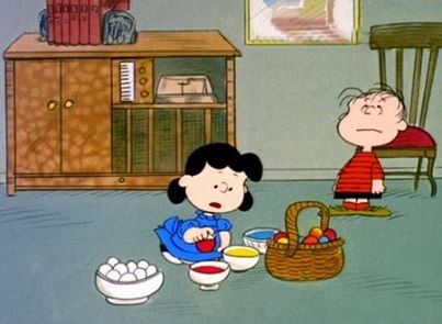 easter peanuts cartoon