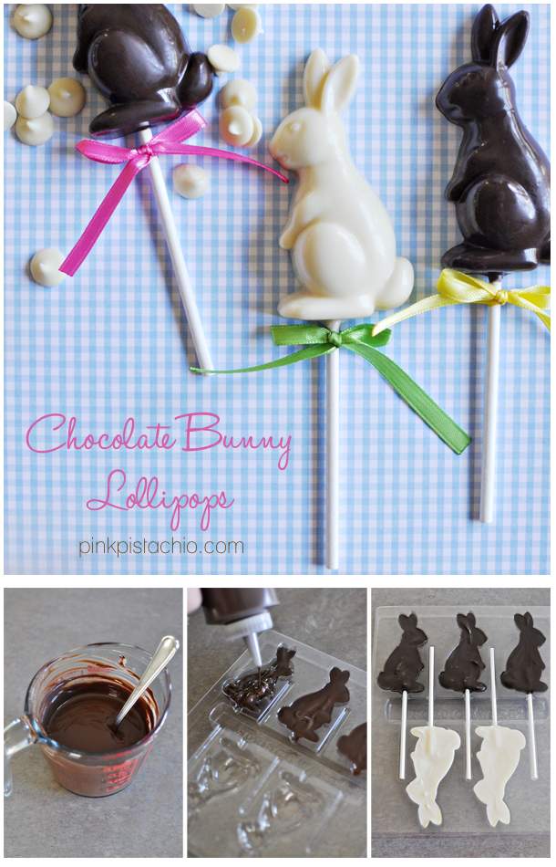 Chocolate bunny easter pops Chocolate bunny easter pops