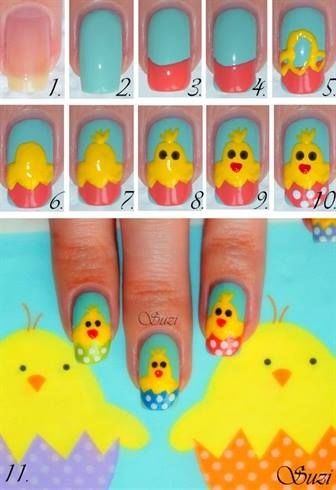 DIY Easter Nails Tutorial