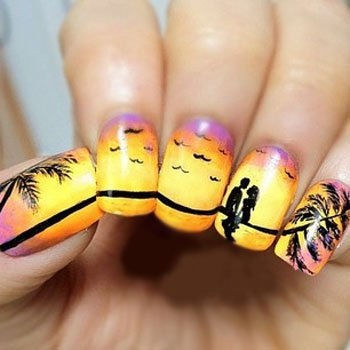 Sunset beach nails Sunset beach nails
