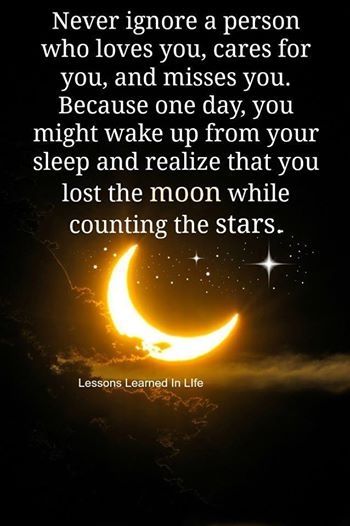 never ignore a person who loves you never ignore a person who loves you