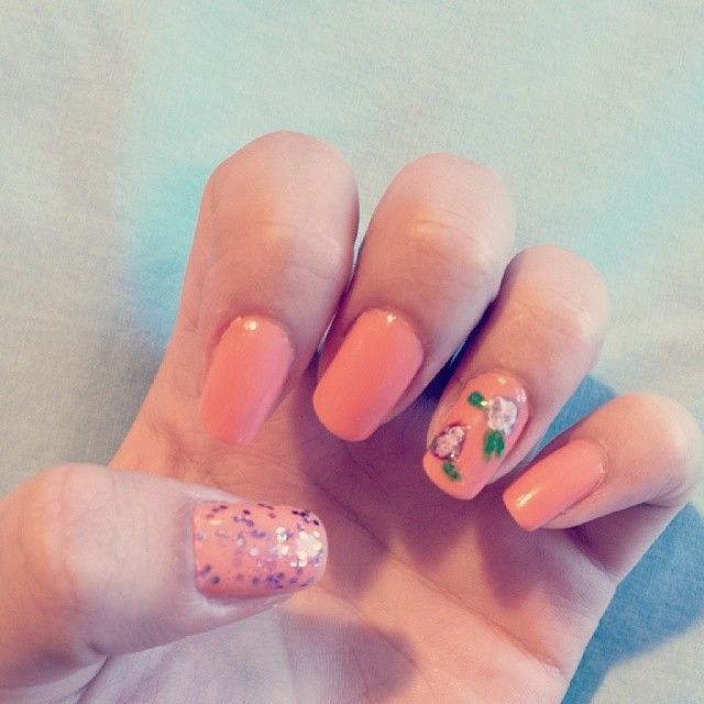 Peachy nails Peachy nails
