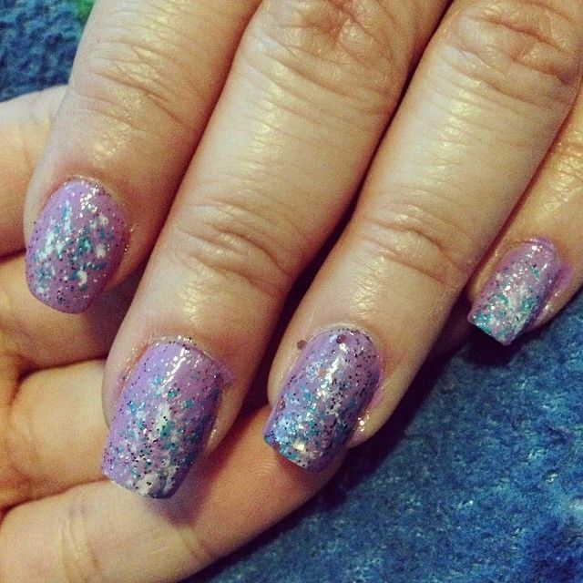 Speckled nails