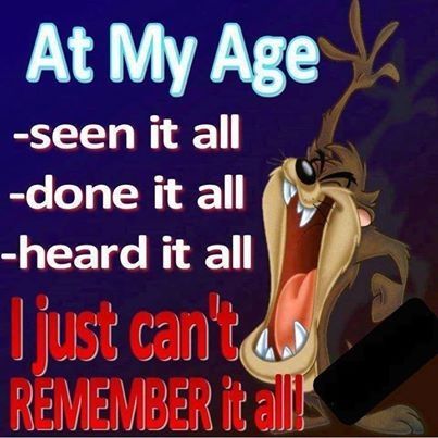 at my age