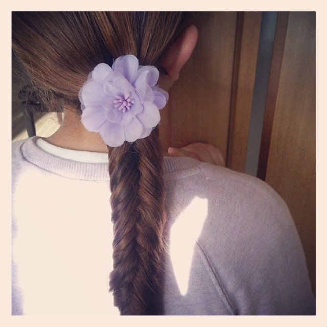 Simple dutch fishtail braid Simple dutch fishtail braid