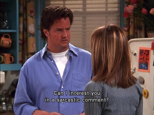 Can I interest you in a sarcastic coment