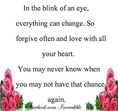 in the blink of an eye