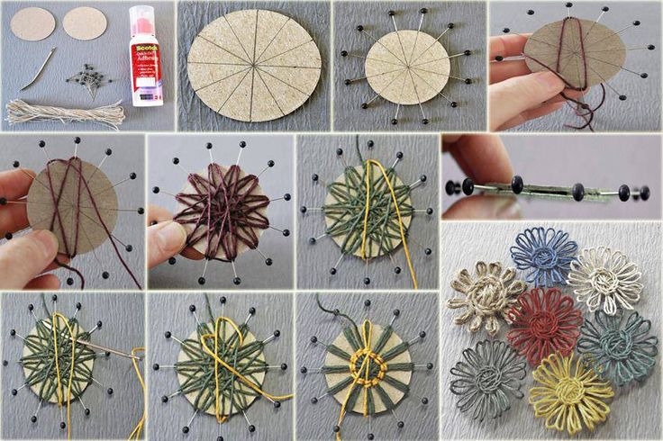 DIY Easy Yarn Flower