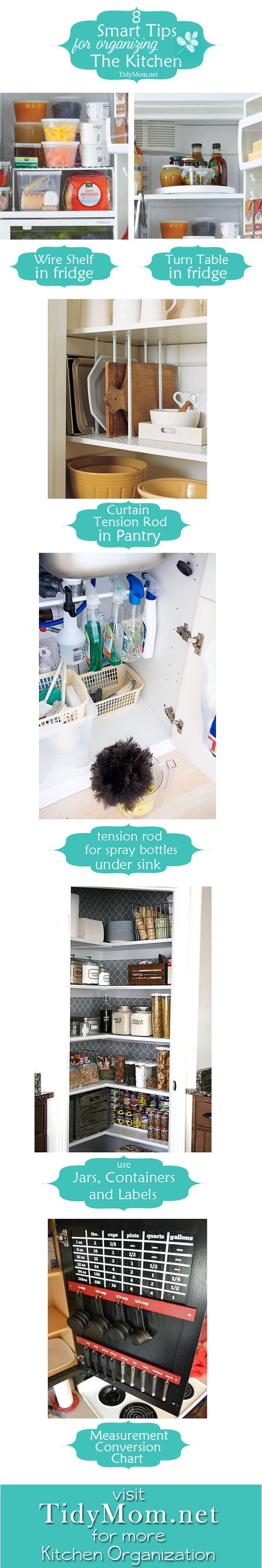 8 smart tips for organizing the kitchen