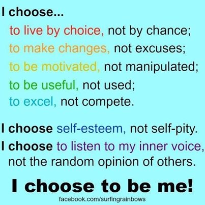 I choose I choose
