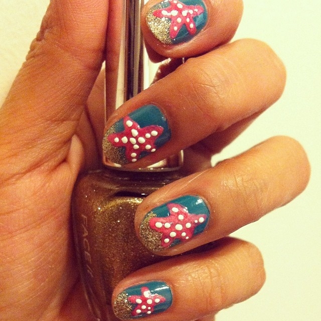 Starfish beach nails