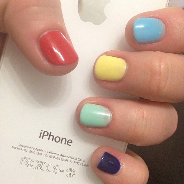 Colorful nails Colorful nails