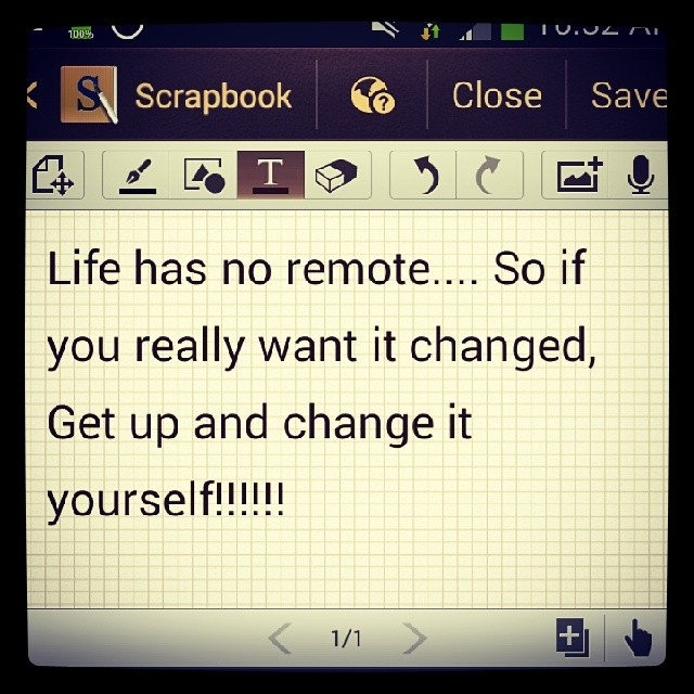 Life has no remote Life has no remote