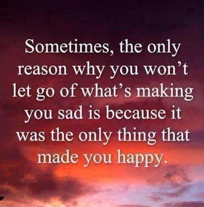 Why you let go Why you let go