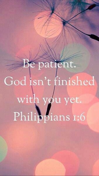 Be patient
