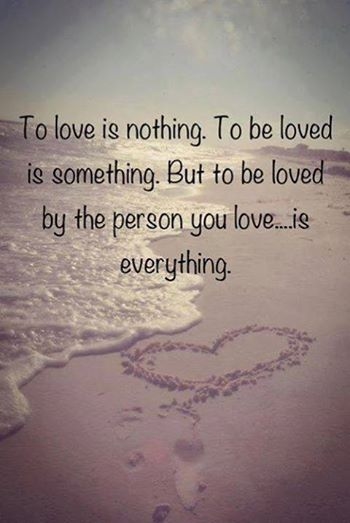 to be loved